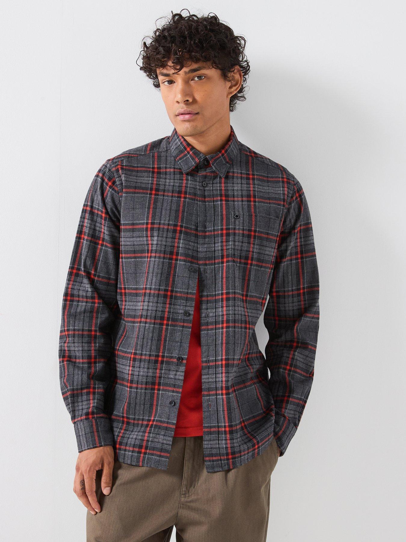 Image 1 of 6 of Barbour International Boothe Checked Shirt - Black