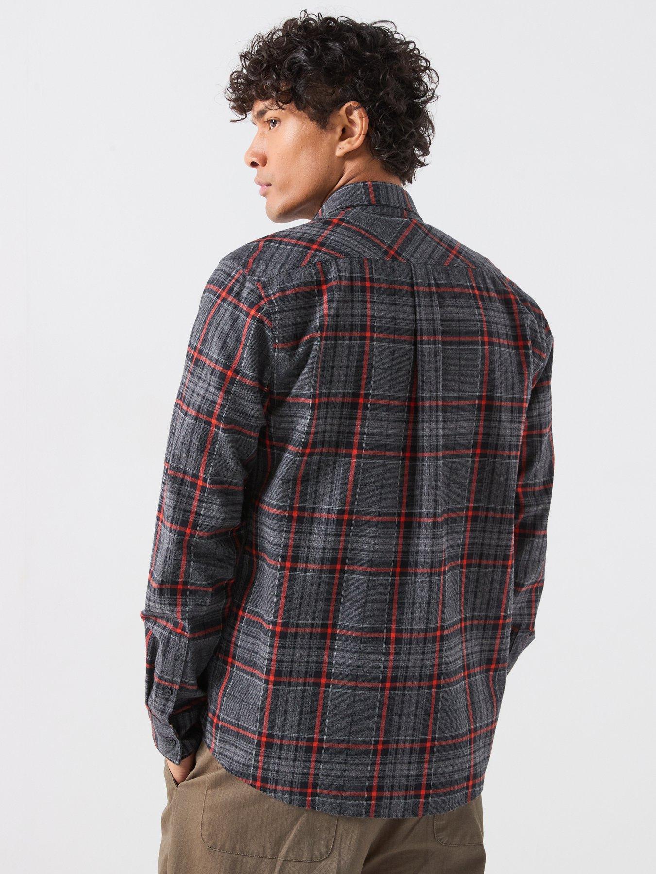 Image 2 of 6 of Barbour International Boothe Checked Shirt - Black