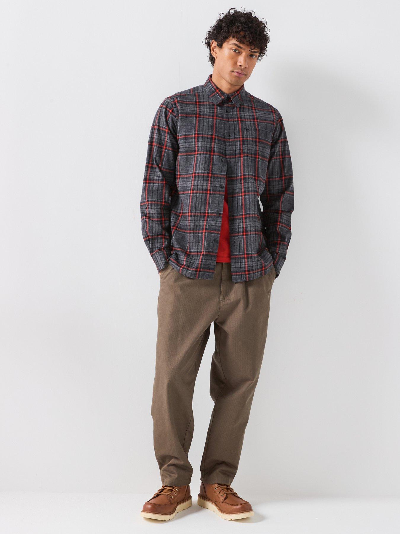 Image 3 of 6 of Barbour International Boothe Checked Shirt - Black