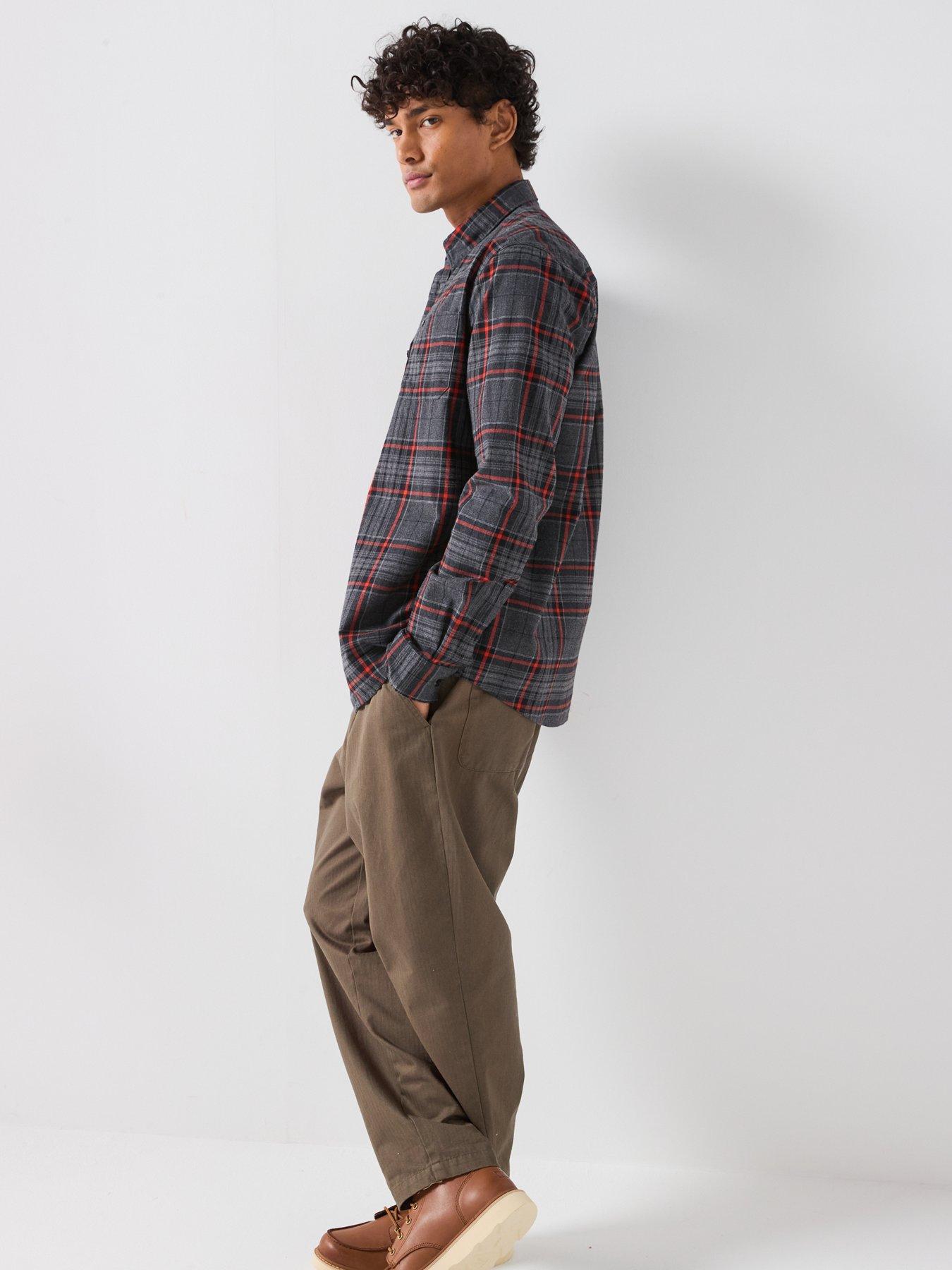 Image 5 of 6 of Barbour International Boothe Checked Shirt - Black