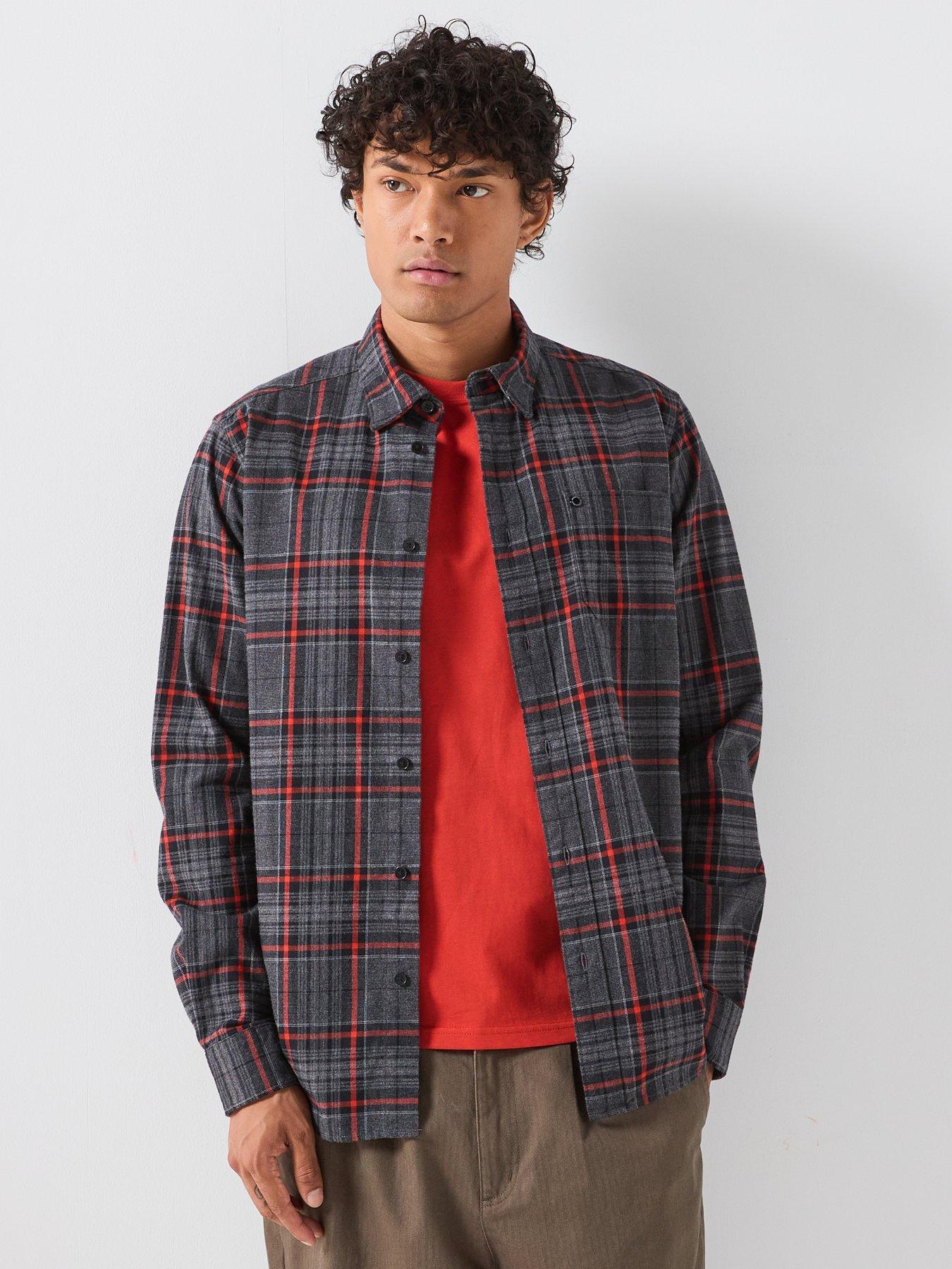 Image 6 of 6 of Barbour International Boothe Checked Shirt - Black