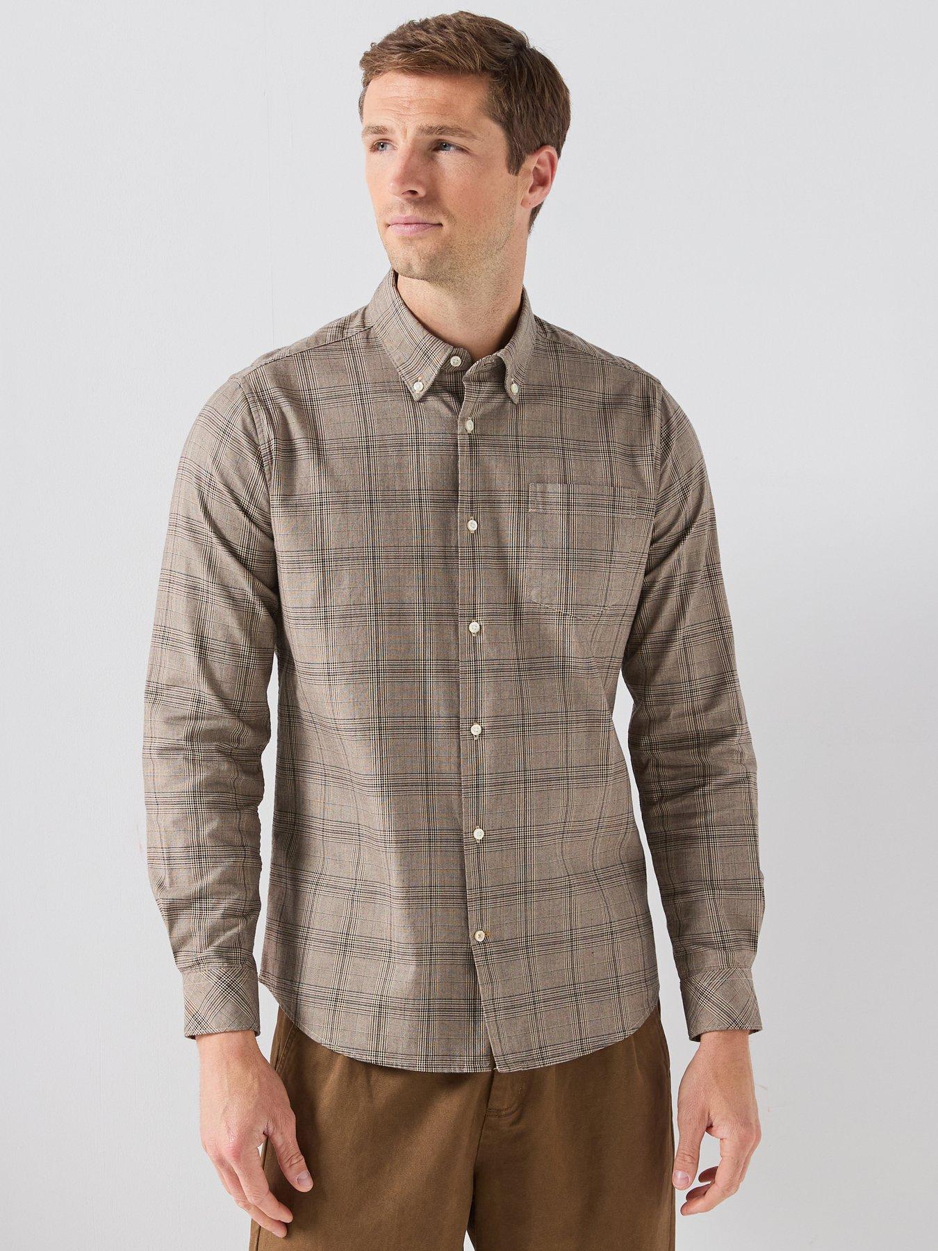 Barbour Barbour Franklin Tailored Checked Shirt - Beige