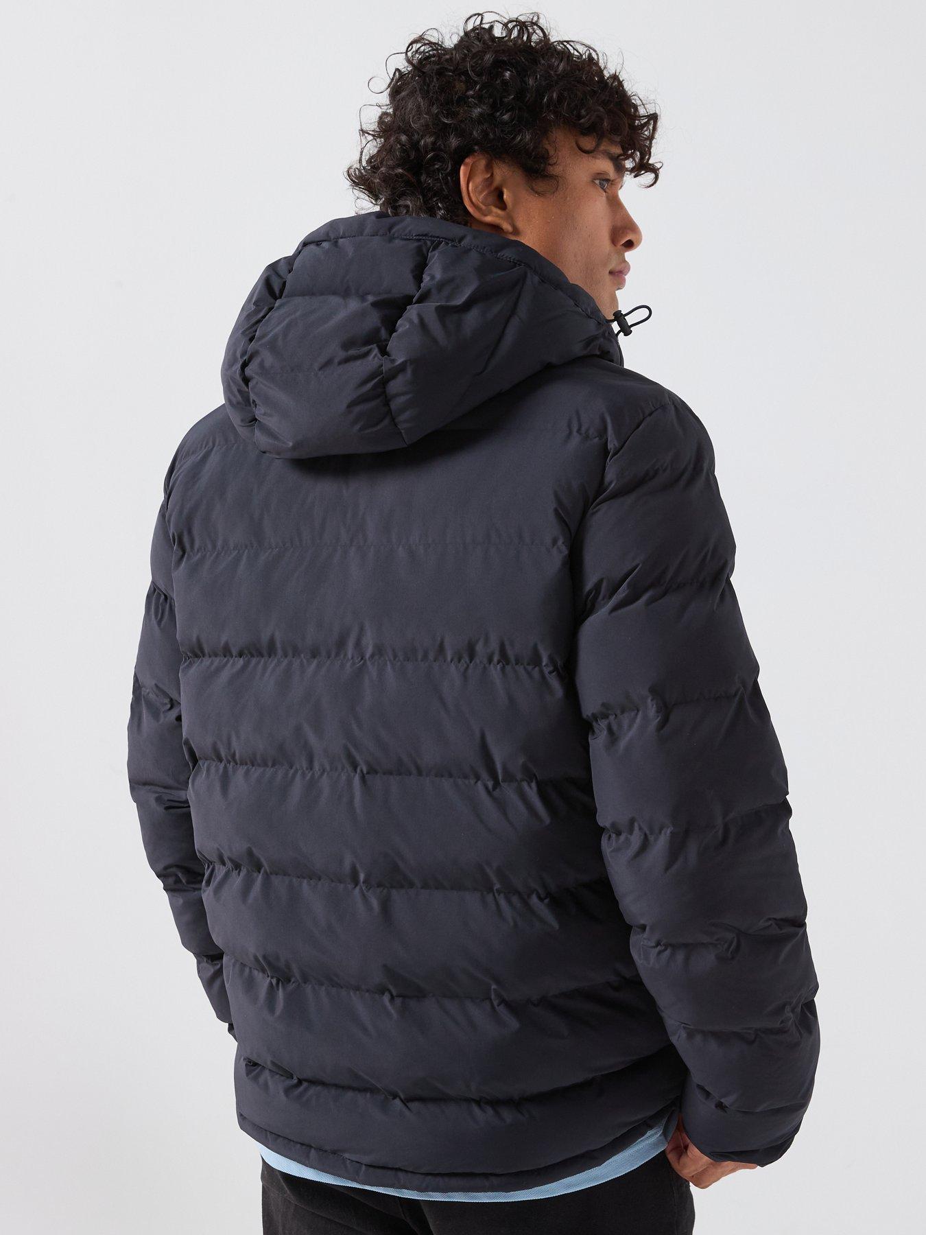 Image 2 of 6 of Barbour International Mens Daleson Hooded Padded Puffer Jacket - Navy