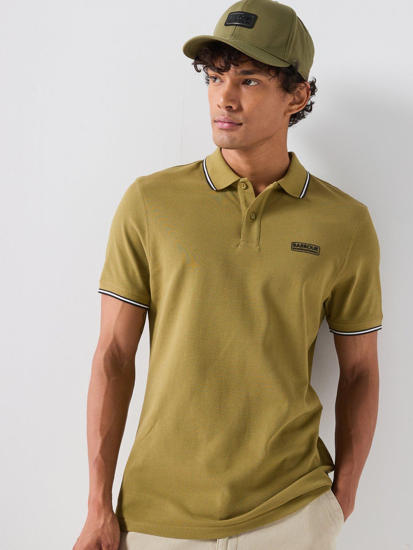 Barbour International International Evan Tipped Polo Shirt - Green