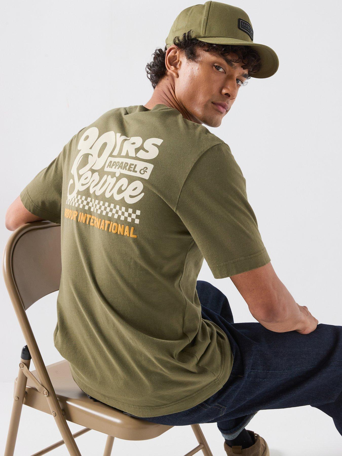 Barbour International International Herman Back Graphic Relaxed T-Shirt - Green