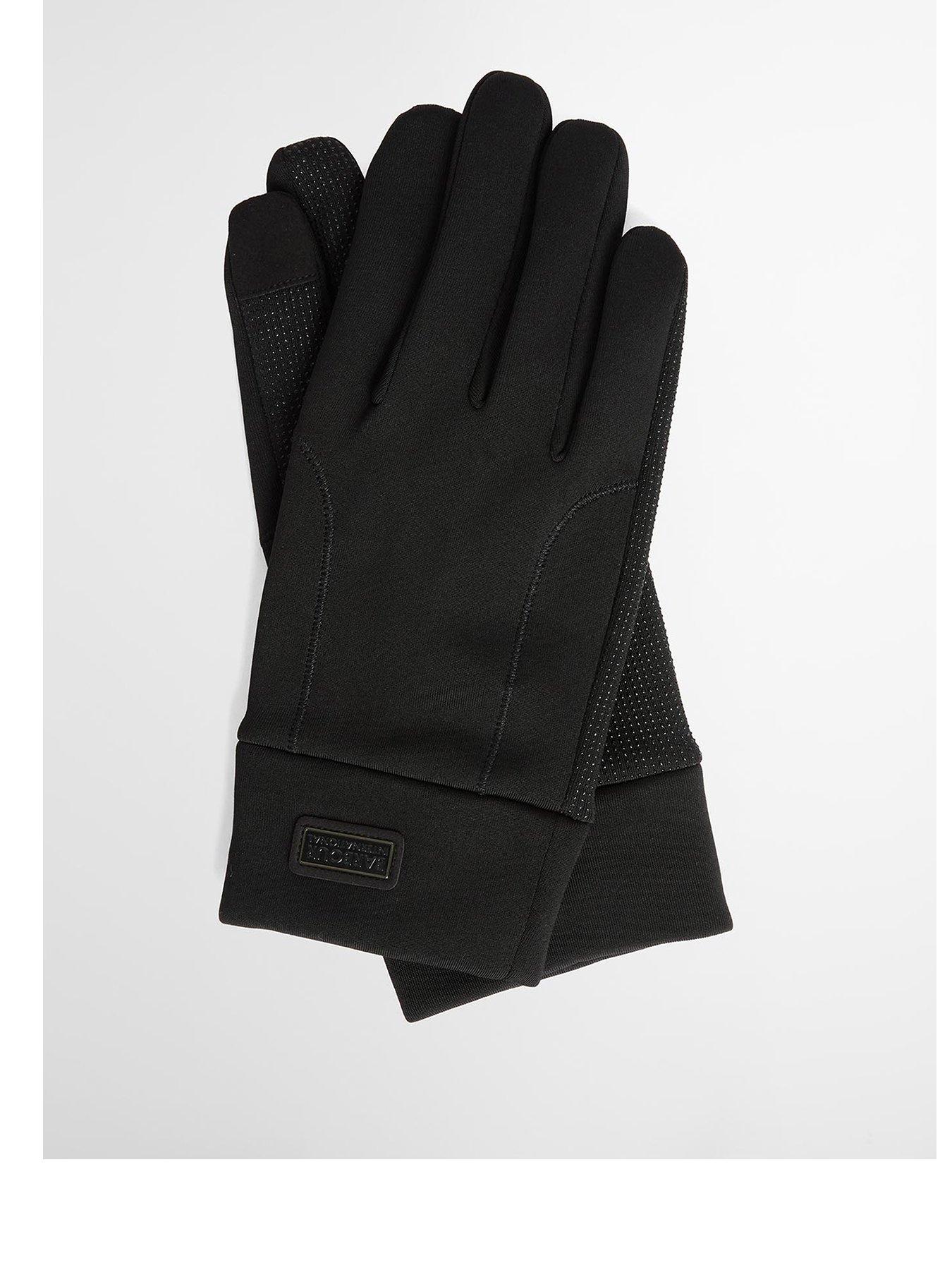 Image 1 of 3 of Barbour International International Balfour Knitted Gloves - Black