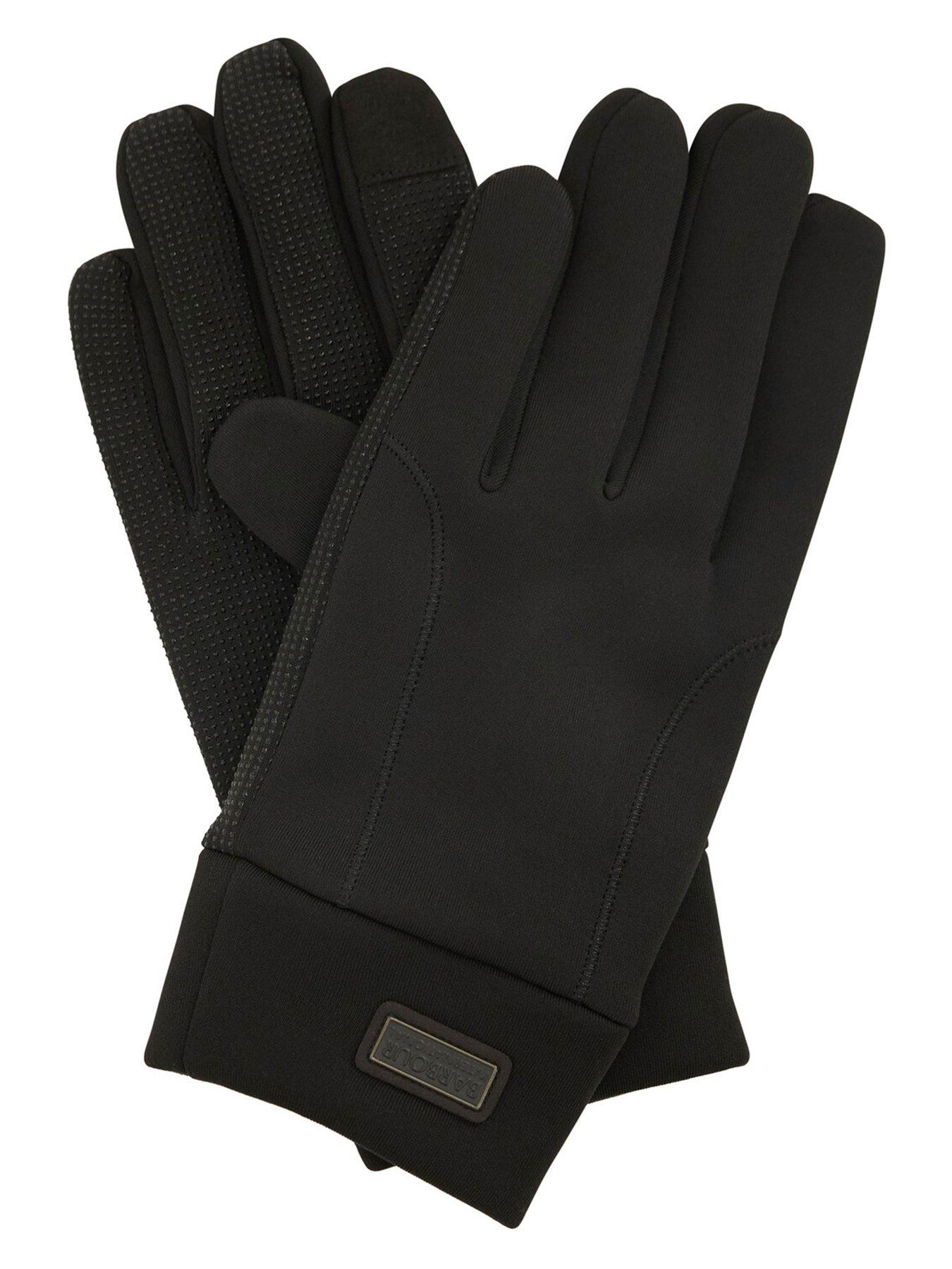 Image 2 of 3 of Barbour International International Balfour Knitted Gloves - Black