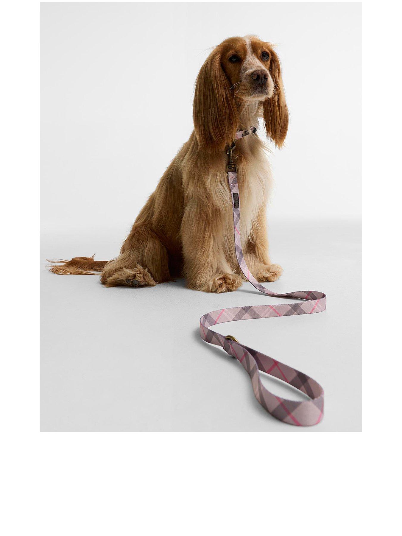 Image 1 of 4 of Barbour Tartan Printed Dog Lead - Pink