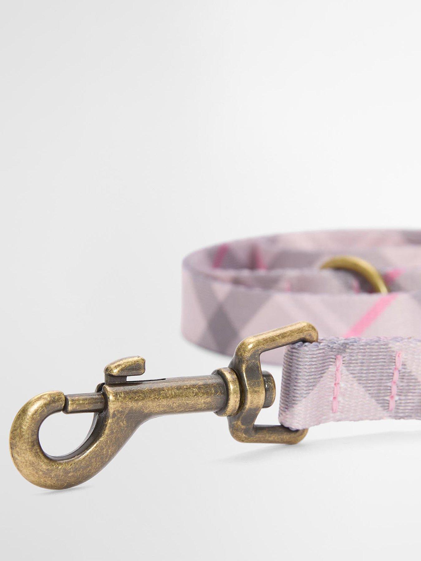 Image 3 of 4 of Barbour Tartan Printed Dog Lead - Pink