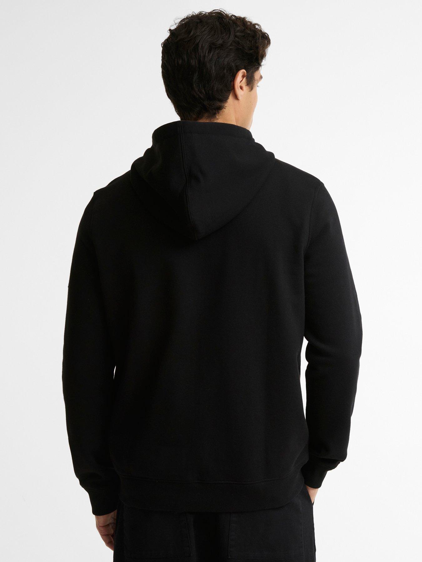 Image 2 of 5 of Barbour International Map Zip Through&nbsp;Hoodie - Black