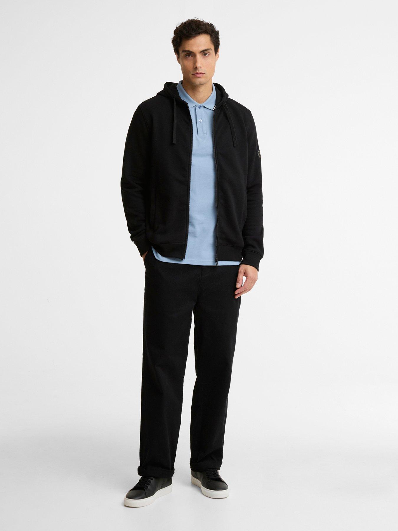 Image 3 of 5 of Barbour International Map Zip Through&nbsp;Hoodie - Black