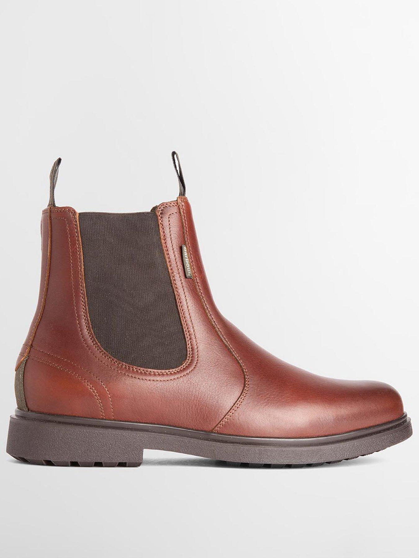 Barbour Men's Hale Leather Chelsea Boots - Chestnut Brown - Size 7 (41) - Image 2