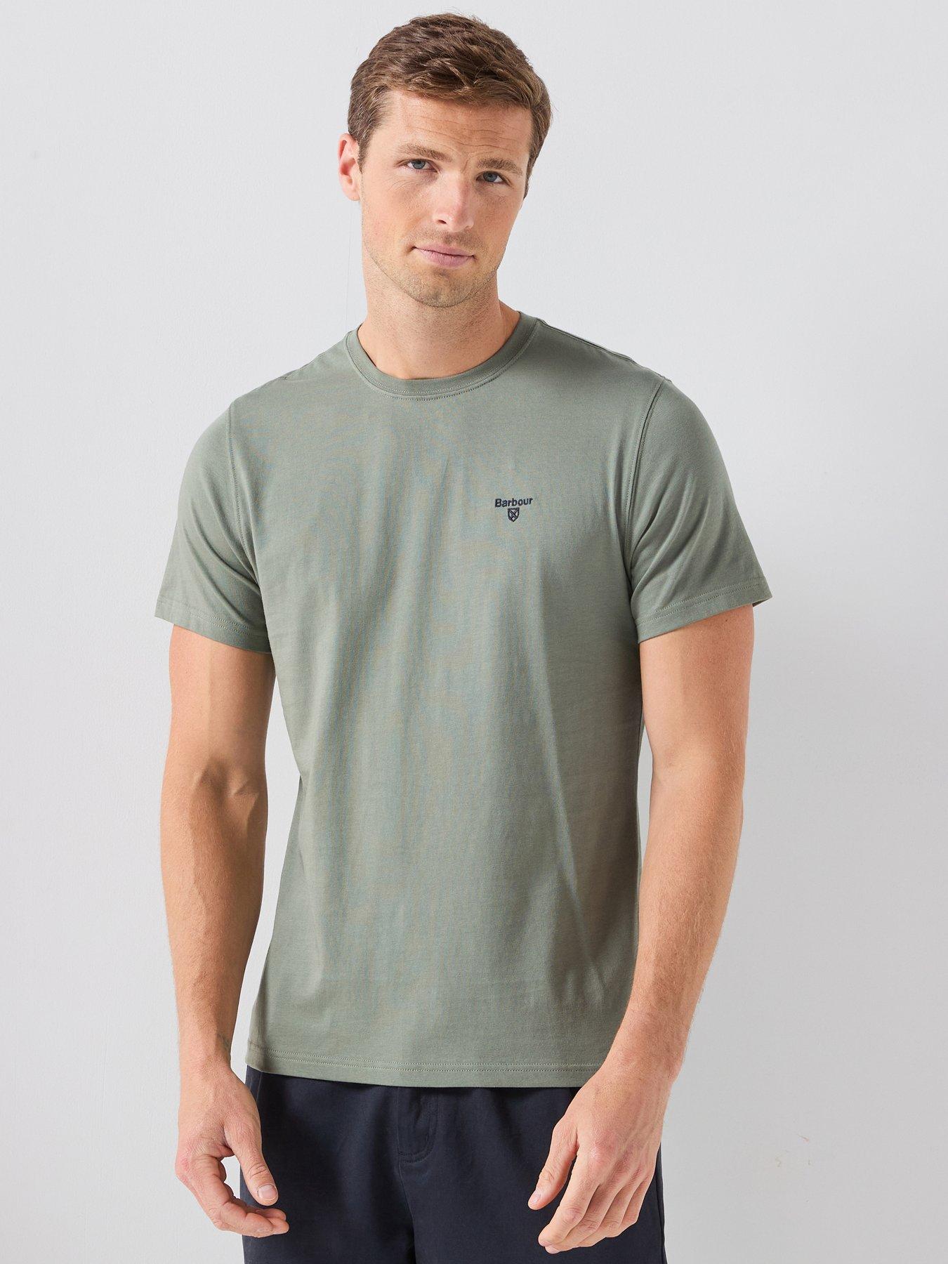 Barbour Essential Sports T-Shirt, Green, Size Xl, Men
