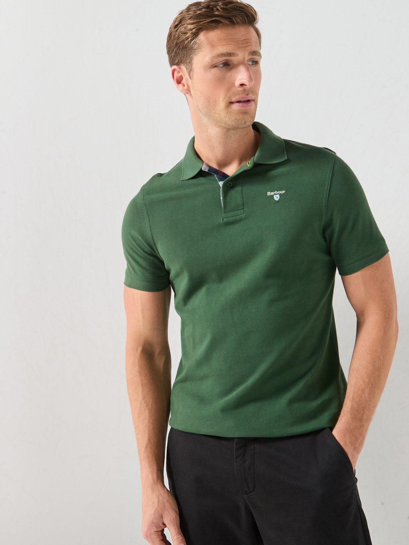 Barbour Polo Short Sleeve Shirt - Green