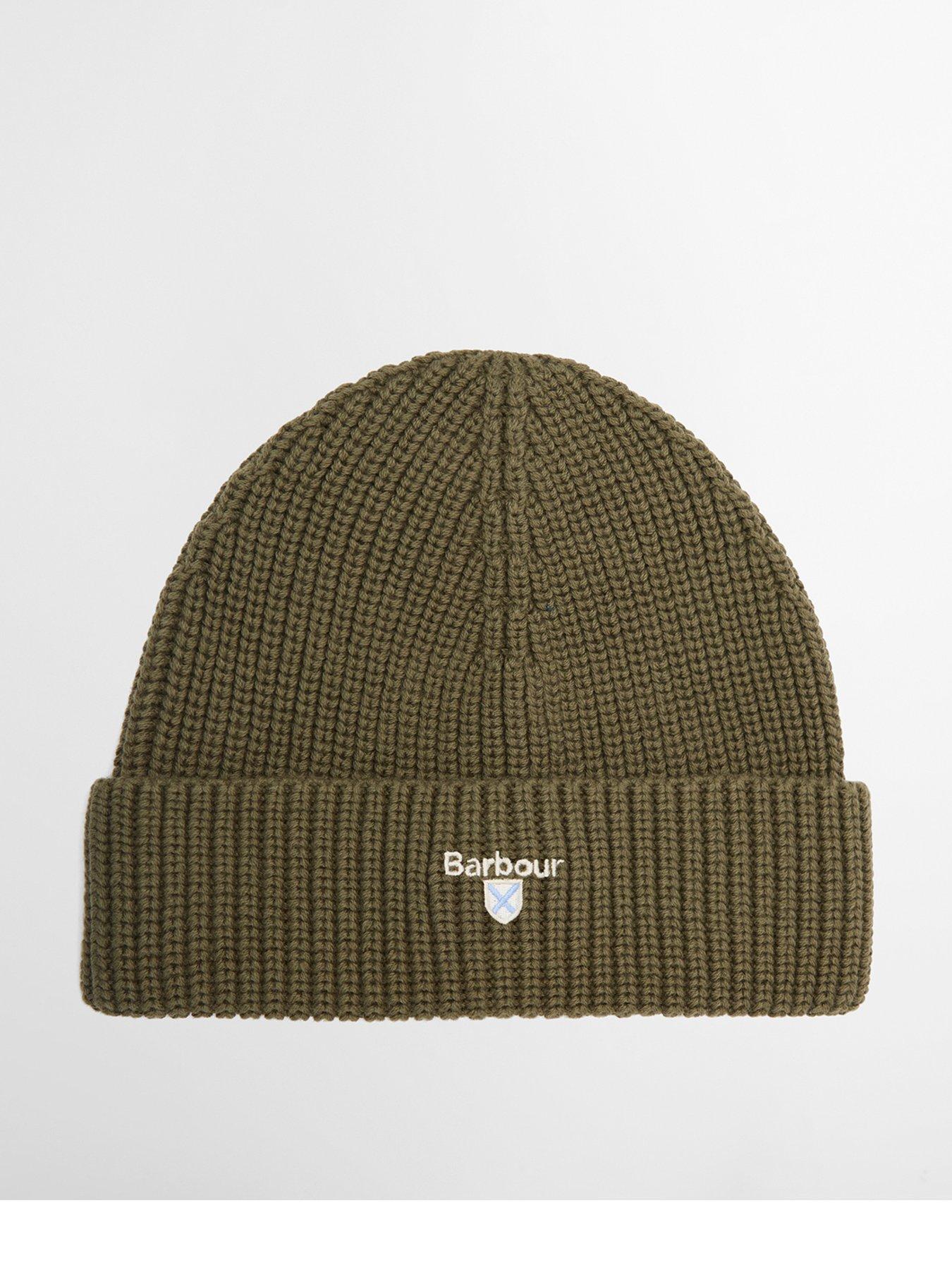 Barbour Men's Green International Cascade Knitted Beanie Hat - Image 4