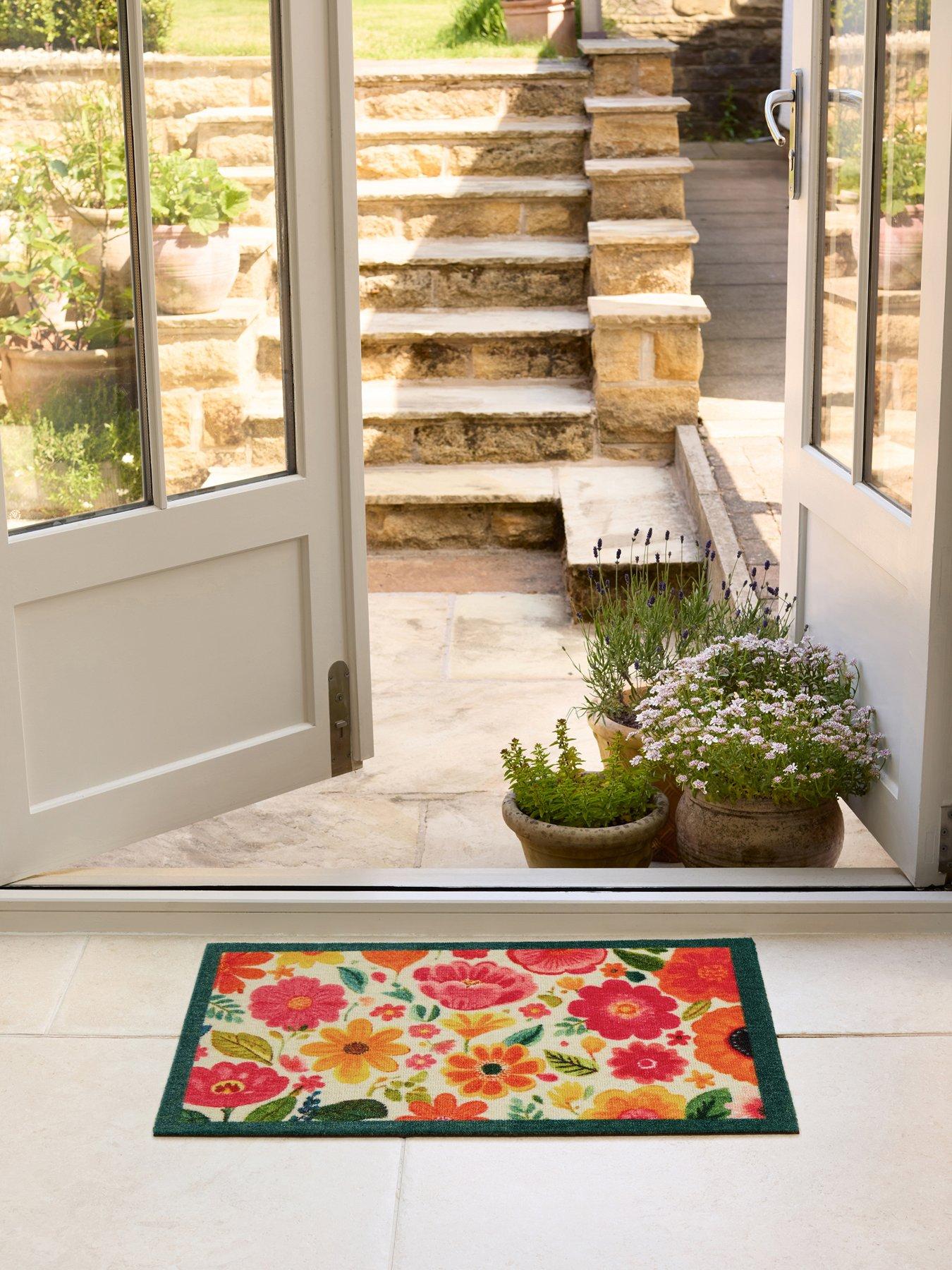 The Very Collection Bright Blooms Doormat 50X75Cm