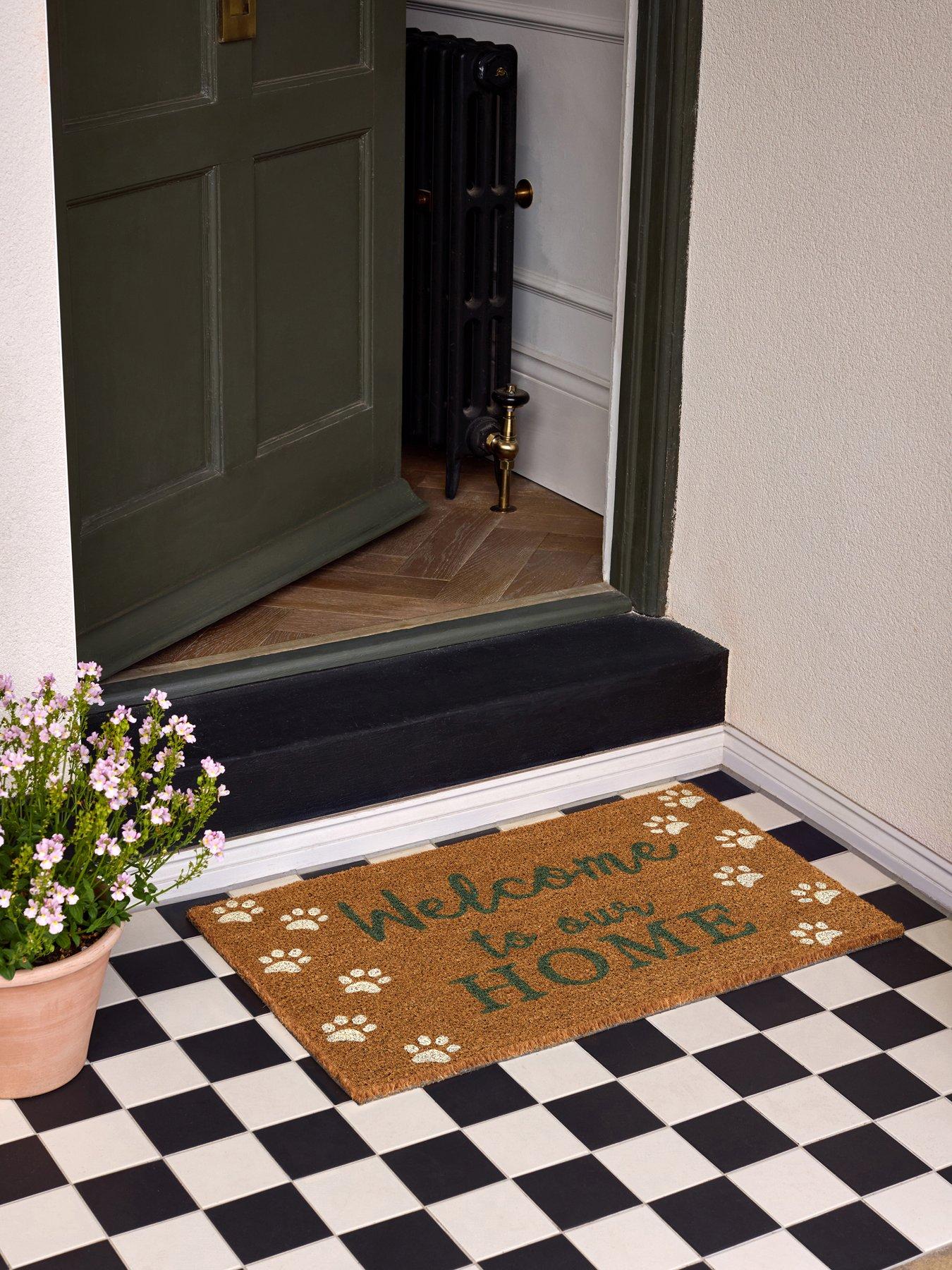 The Very Collection Welcome Paws Coir Doormat 45X75
