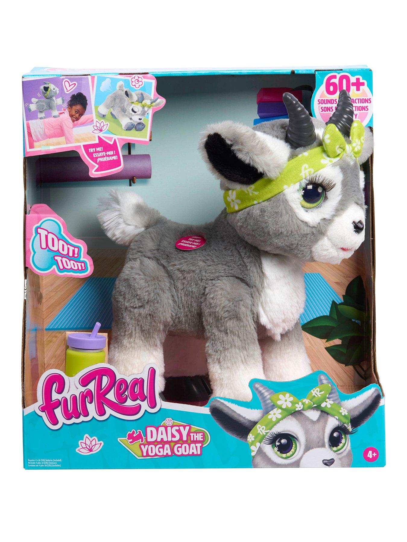 FurReal Friends 60+ Sounds And Reactions Daisy The Yoga Goat Interactive Toy