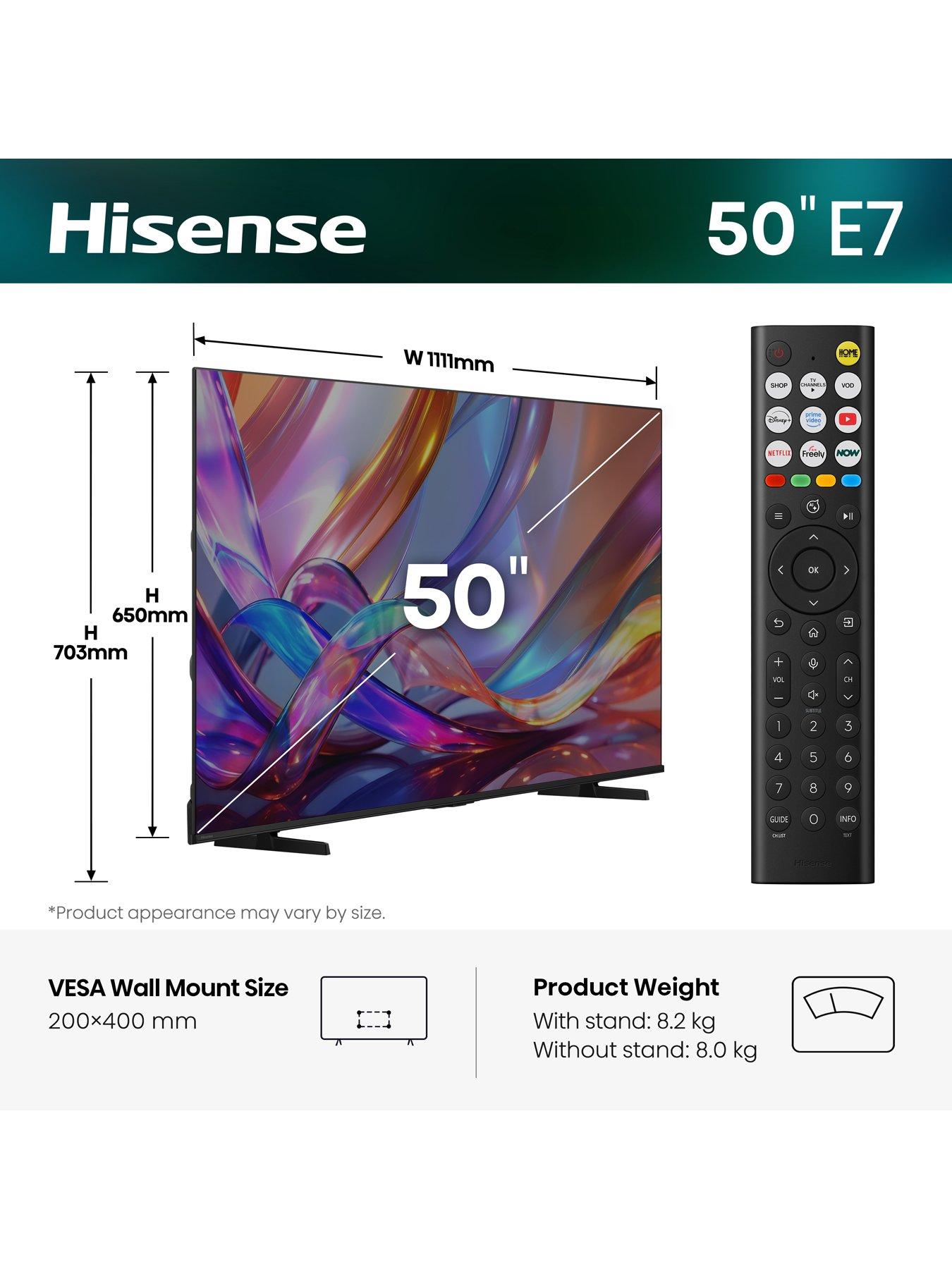 Image 2 of 7 of Hisense 50" E7 QLED Smart TV 50E7STUK