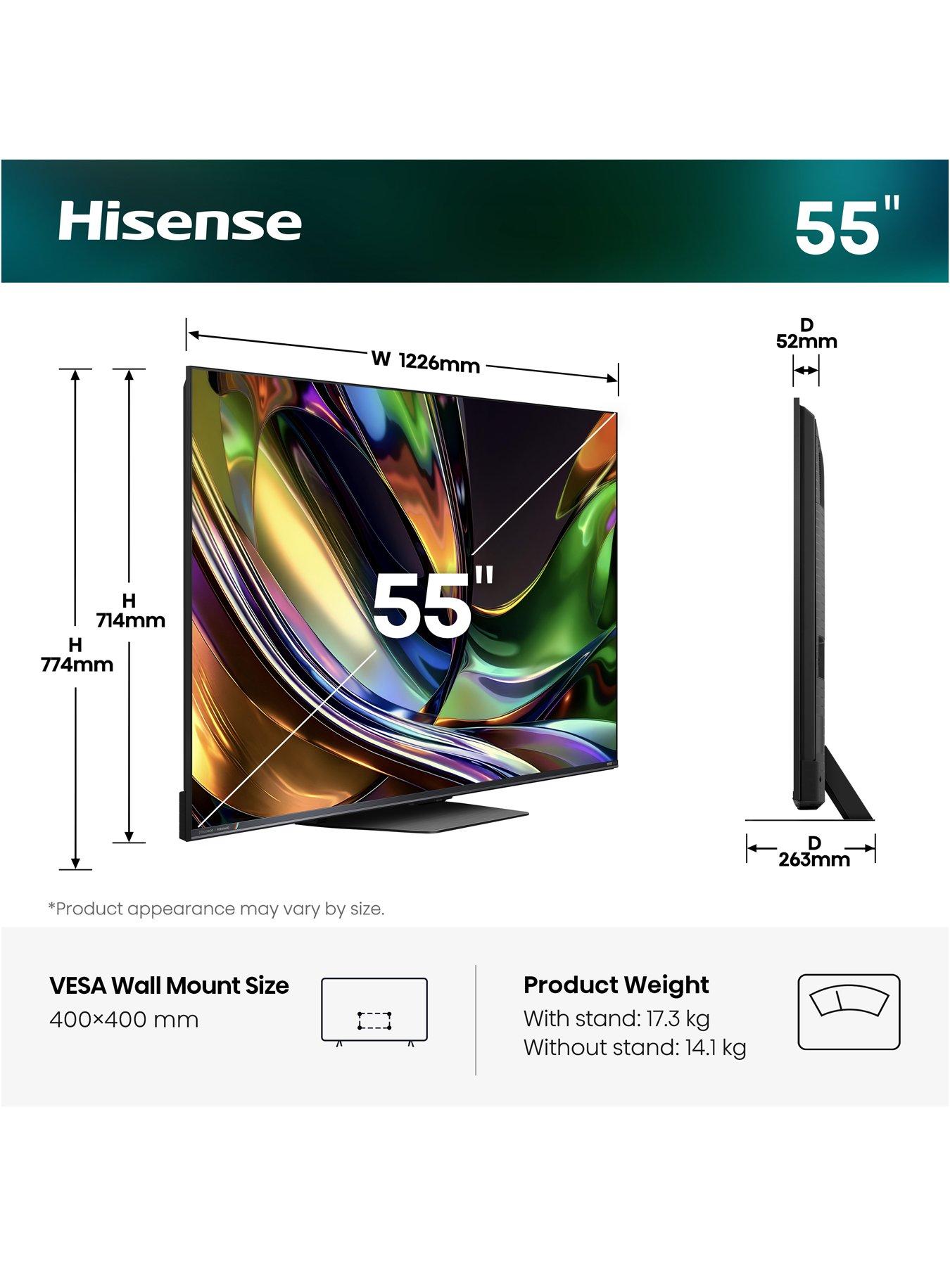 Image 2 of 7 of Hisense ER8 55" RGB Smart TV 55ER8STUK