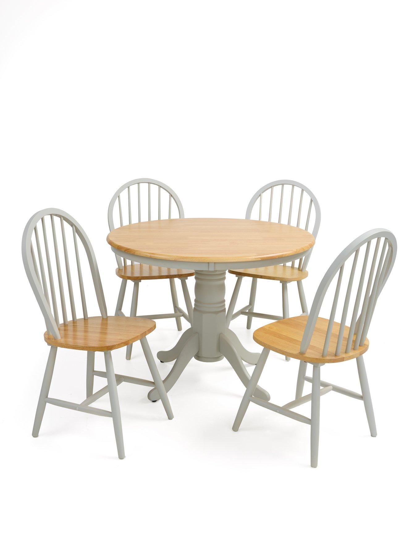 Image 4 of 5 of The Very Collection Kentucky Pair Of Dining Chairs - Grey - FSC&reg; Certified