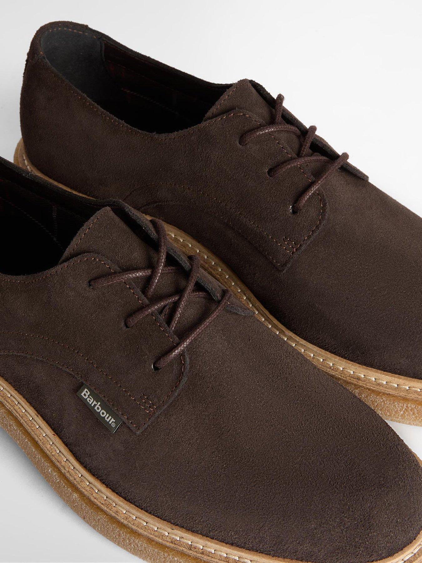 Image 5 of 5 of Barbour Harefield Suede Derby Shoe - Brown
