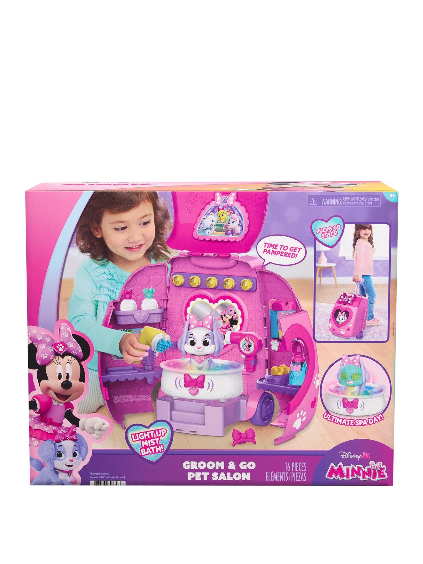 Minnie Mouse Light-Up Groom  &  Go Pet Salon Playset