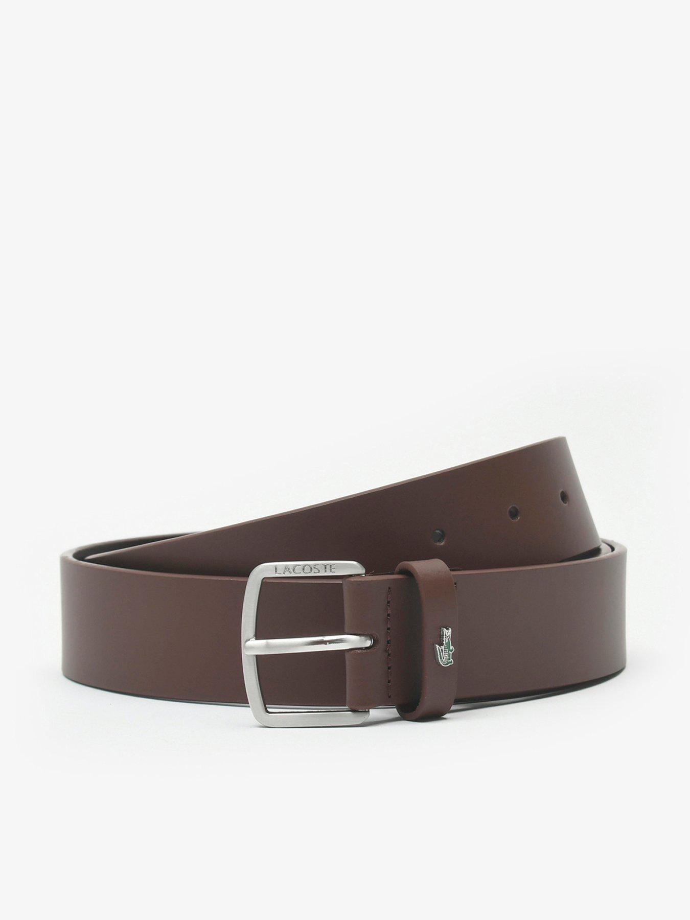 Lacoste Lacoste Leather Belt - Brown