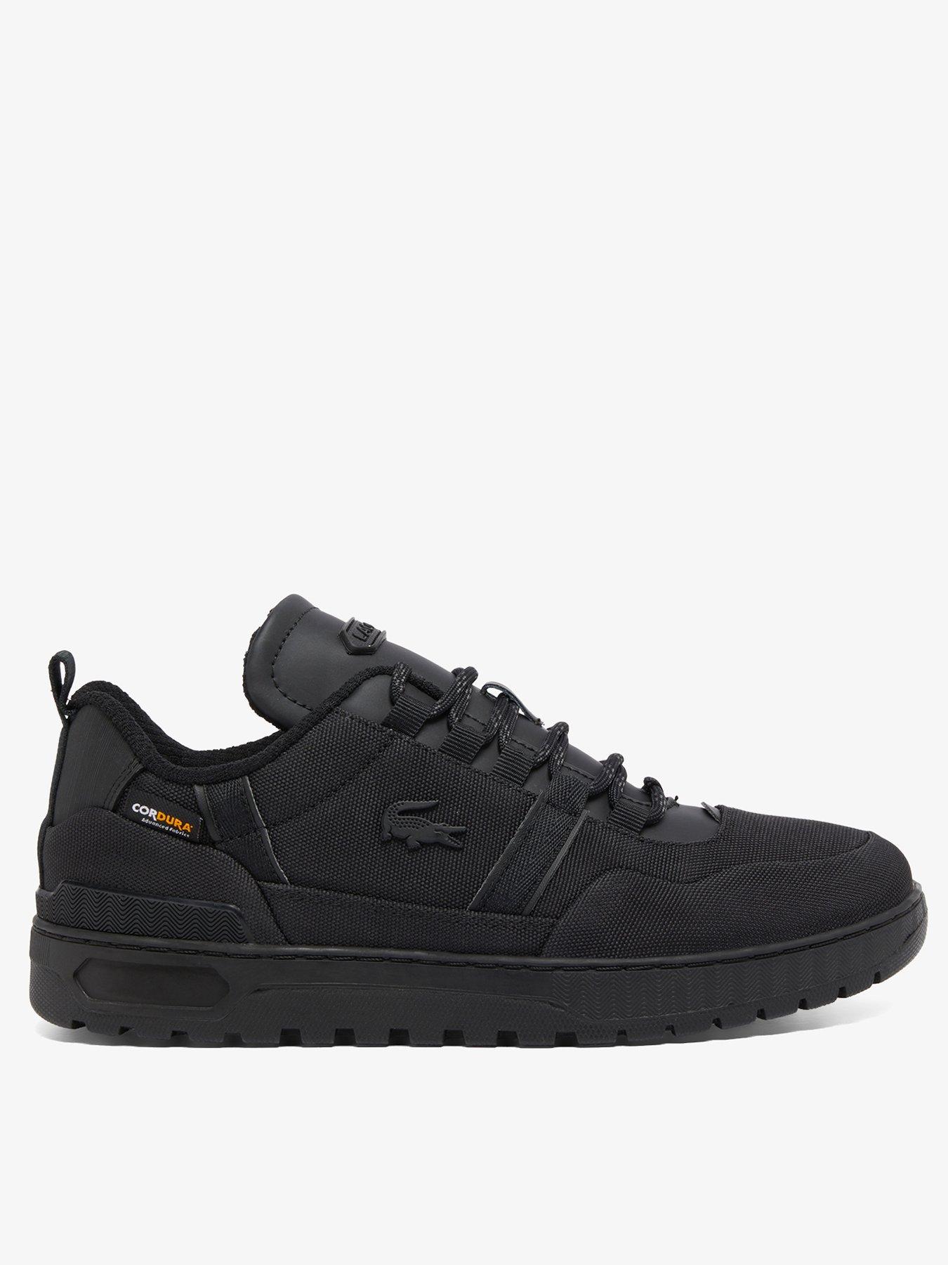 Lacoste Men's Black/Black 02H Camo Patterned Crocodile Print Low Top Sneakers - 7 (40.5) - Image 3