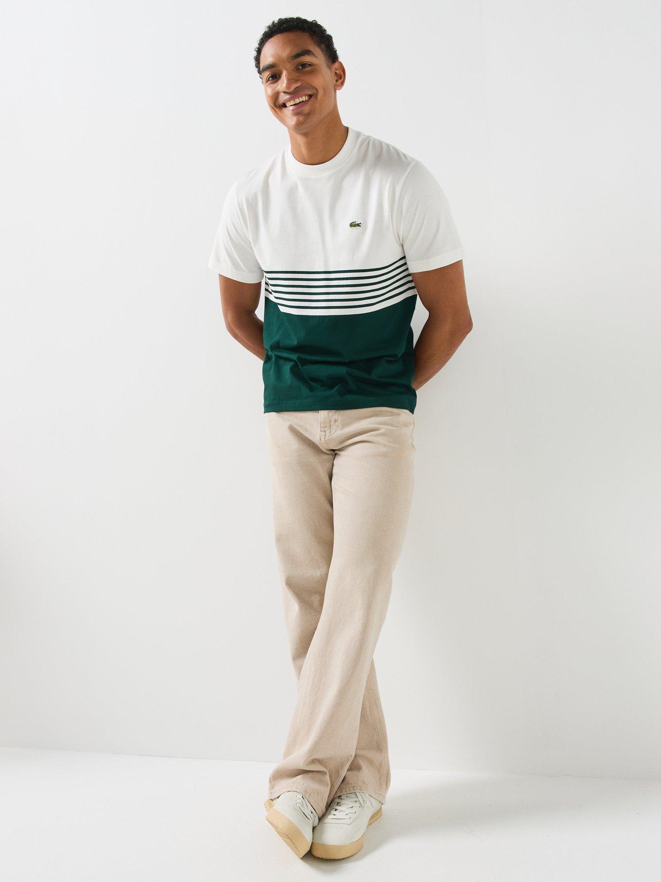 Image 3 of 6 of Lacoste Colour Block T-Shirt - Multi