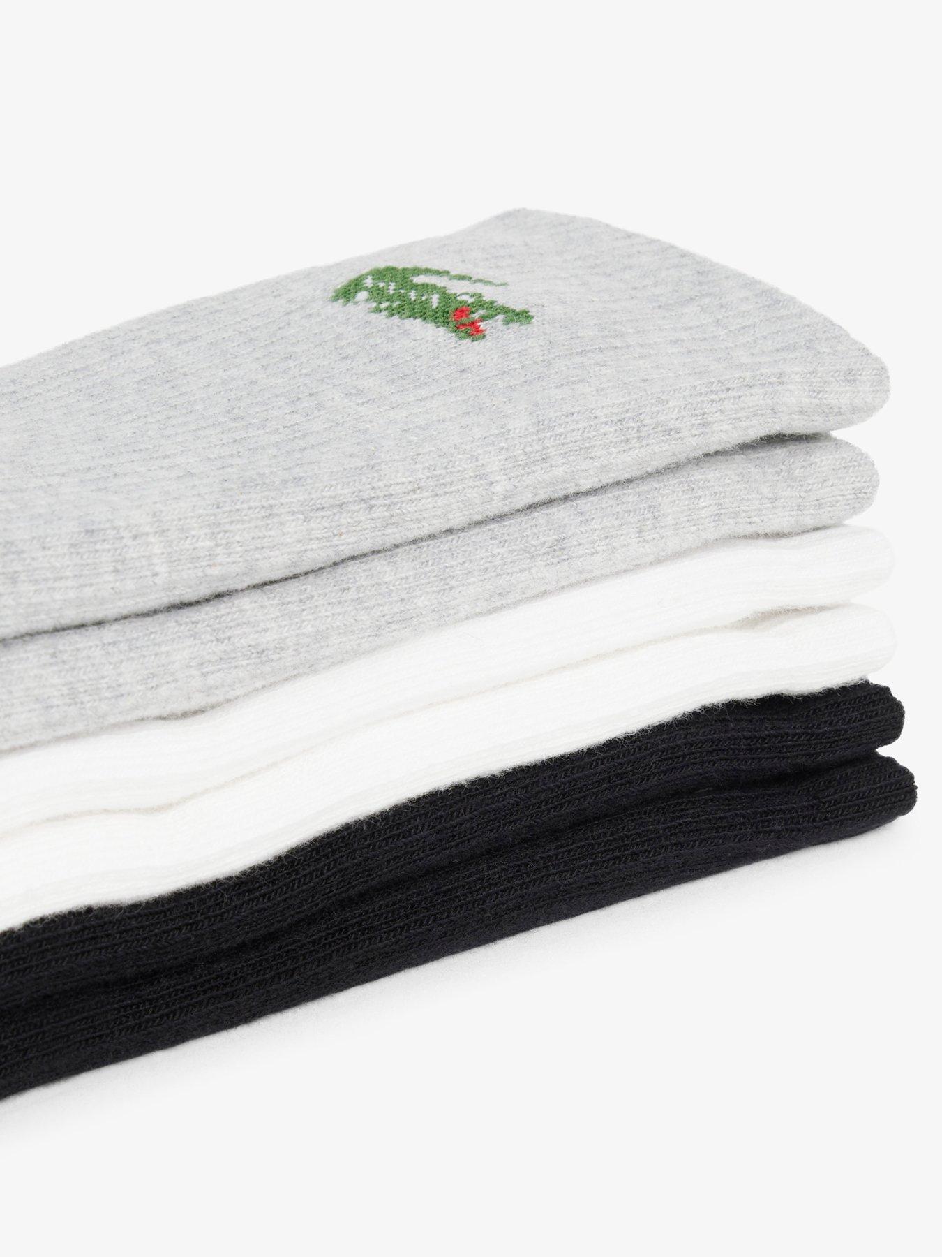 Image 2 of 3 of Lacoste 3 Pack Sport Socks - Multi