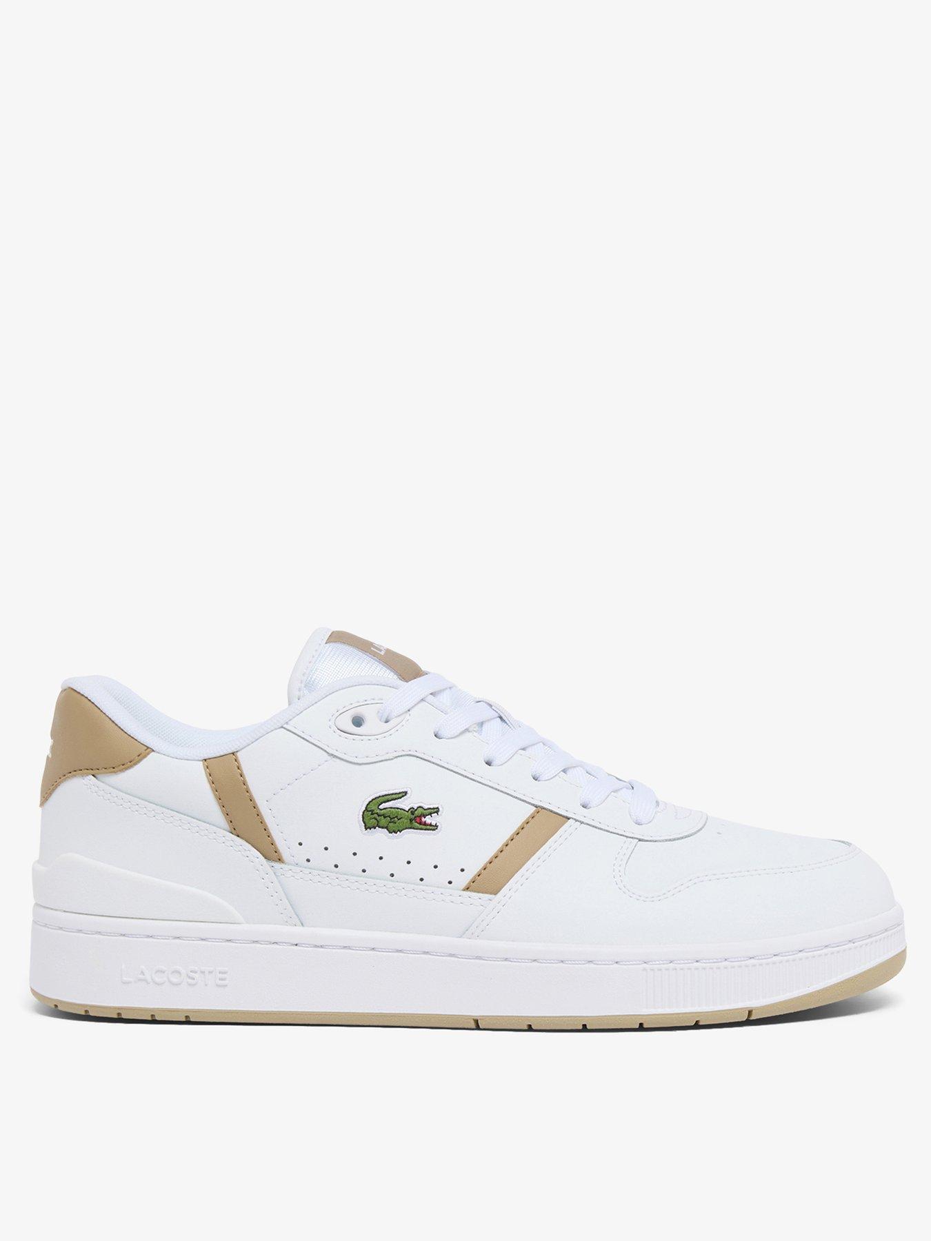 Lacoste T-Clip Set Trainers, White, Size 9, Men