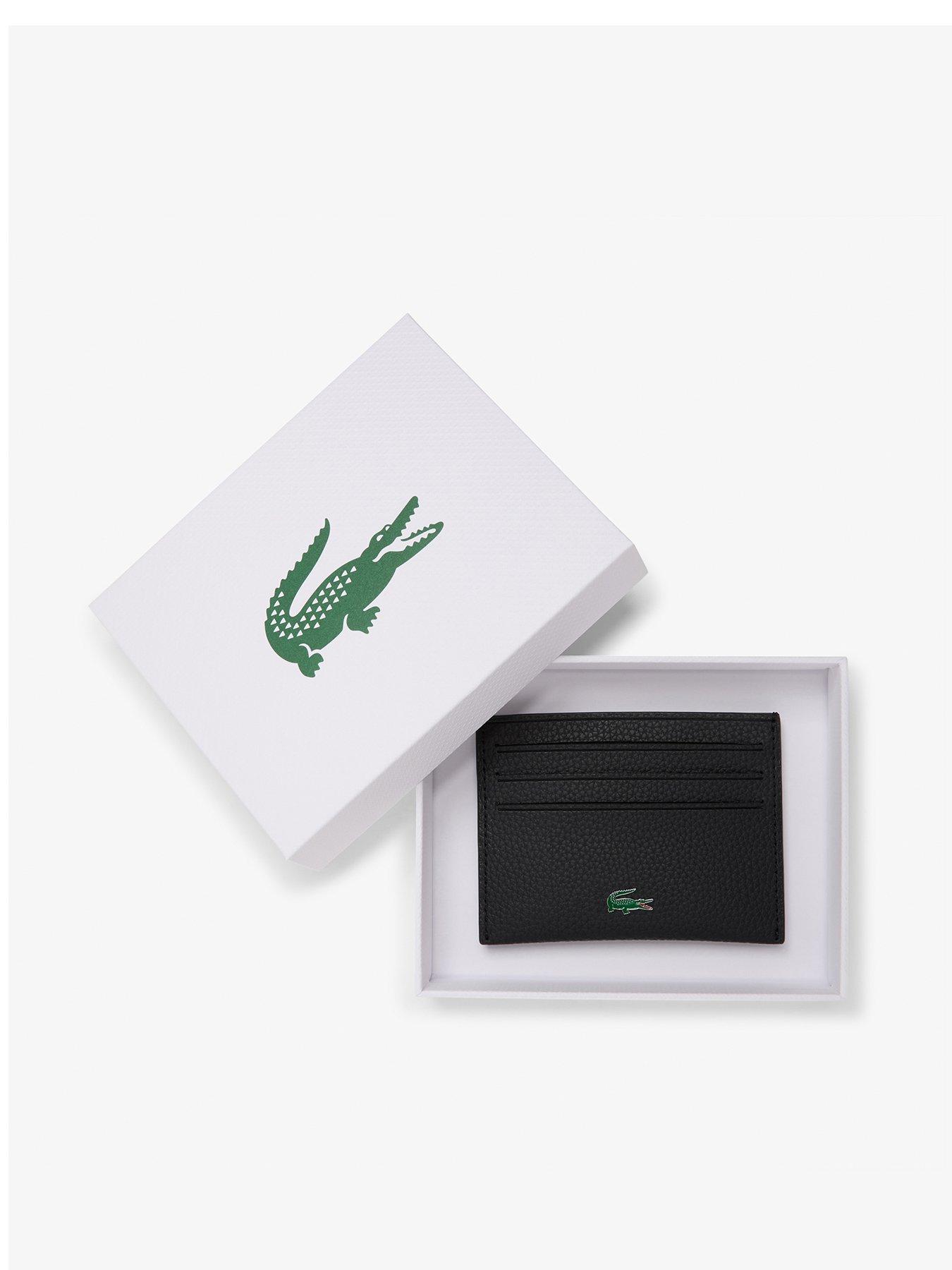 Lacoste Card Holder Wallet, Black - One Size - Image 5