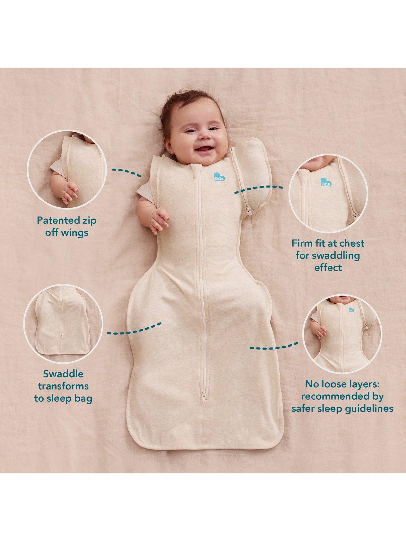 Image 5 of 7 of Love To Dream Swaddle Up Transition Bag Dark Olive 1.0 tog Medium 6-8.5 kg