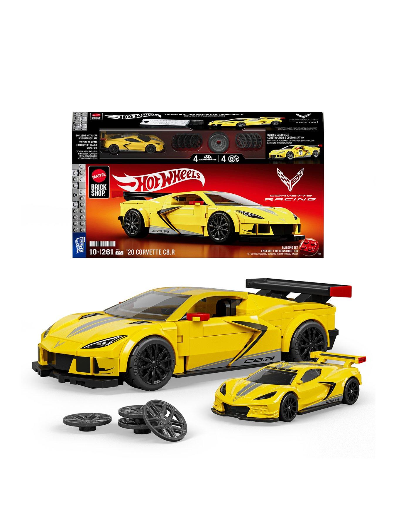 Image 1 of 7 of Hot Wheels <p>'20 Corvette C8.R Car&nbsp;Building Set</p>