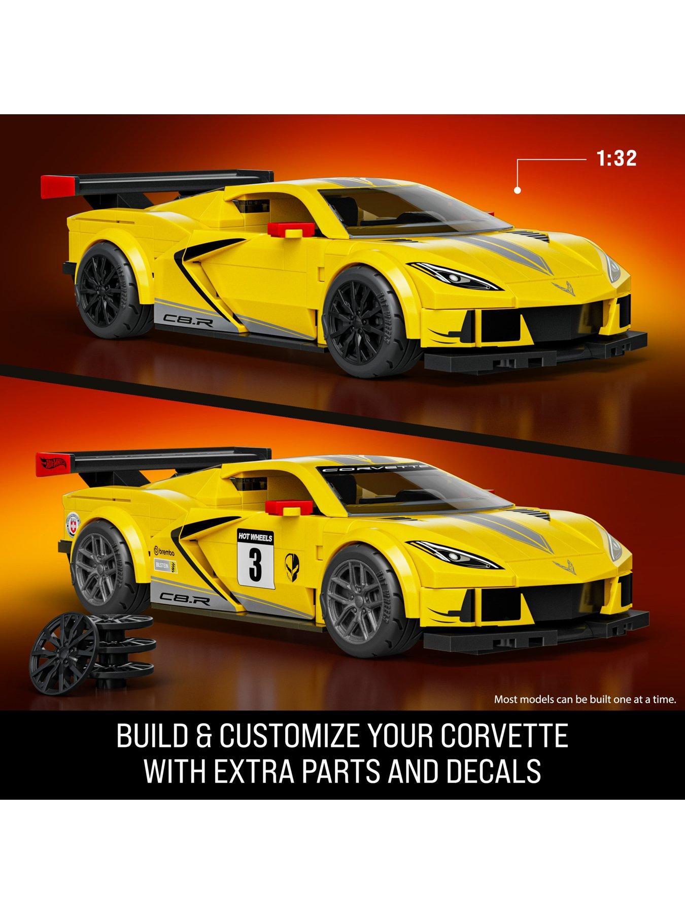 Image 3 of 7 of Hot Wheels <p>'20 Corvette C8.R Car&nbsp;Building Set</p>