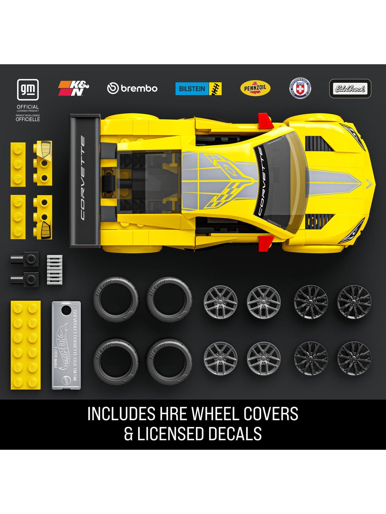 Image 4 of 7 of Hot Wheels <p>'20 Corvette C8.R Car&nbsp;Building Set</p>