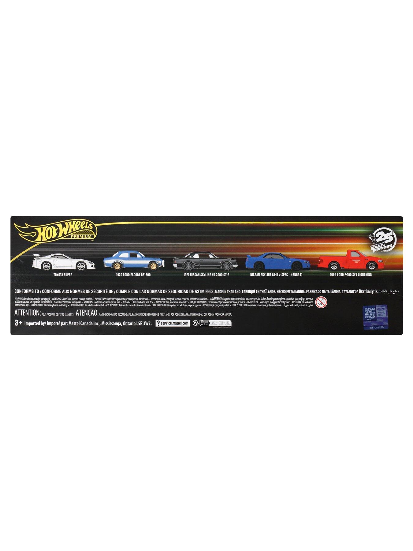 Image 7 of 7 of Hot Wheels <p>Fast &amp; Furious Premium 5-Car Collector Set</p>