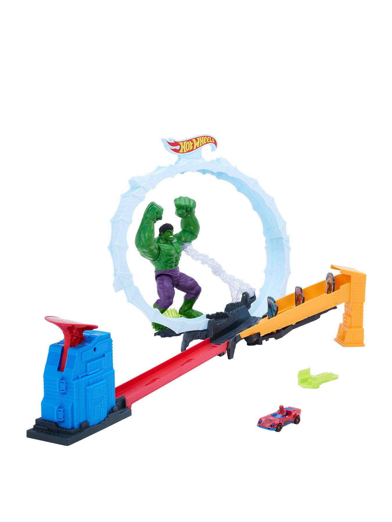 Image 1 of 6 of Hot Wheels Hot Wheels Superstar Speeders Blue Oasis Trackset