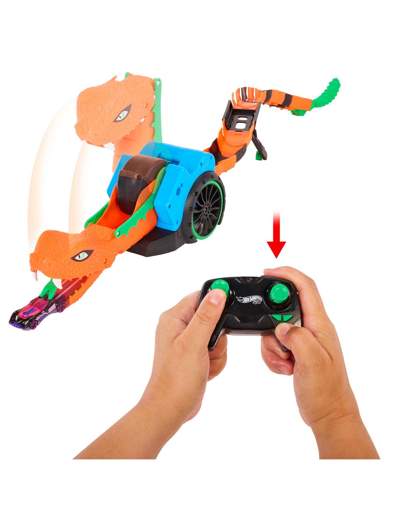 Image 2 of 4 of Hot Wheels Let's Race Slither &lsquo;N Strike RC &amp; 1 Toy Car, Battery-Powered Remote-Control Vehicle