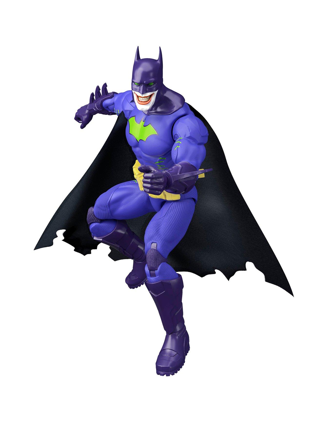 Image 1 of 7 of Glow-In-The-Dark Jokerized Batman Action Figure