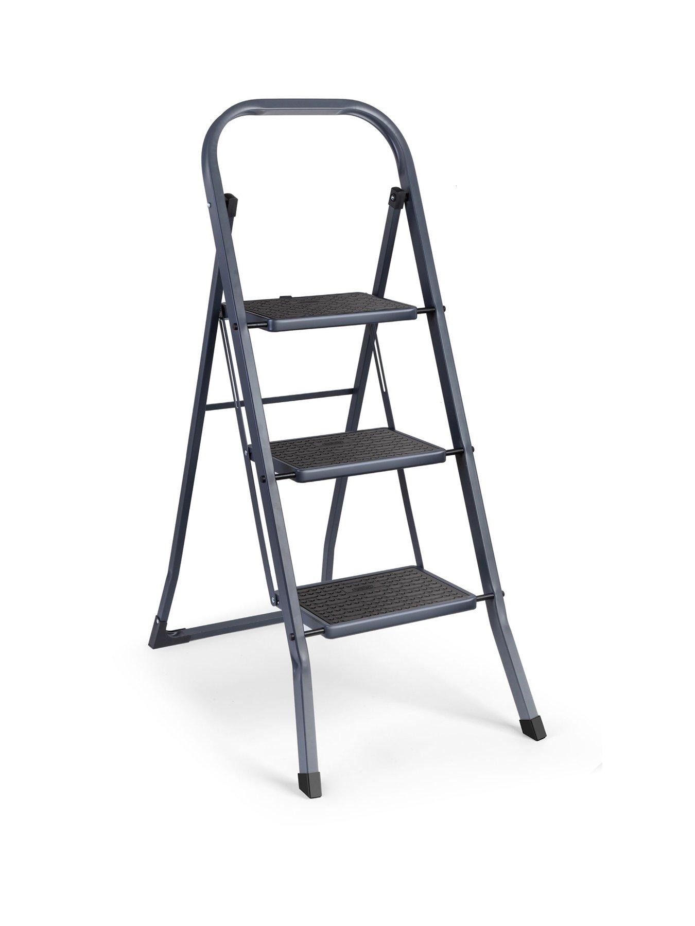 Vonhaus 3 Step Steel Ladder