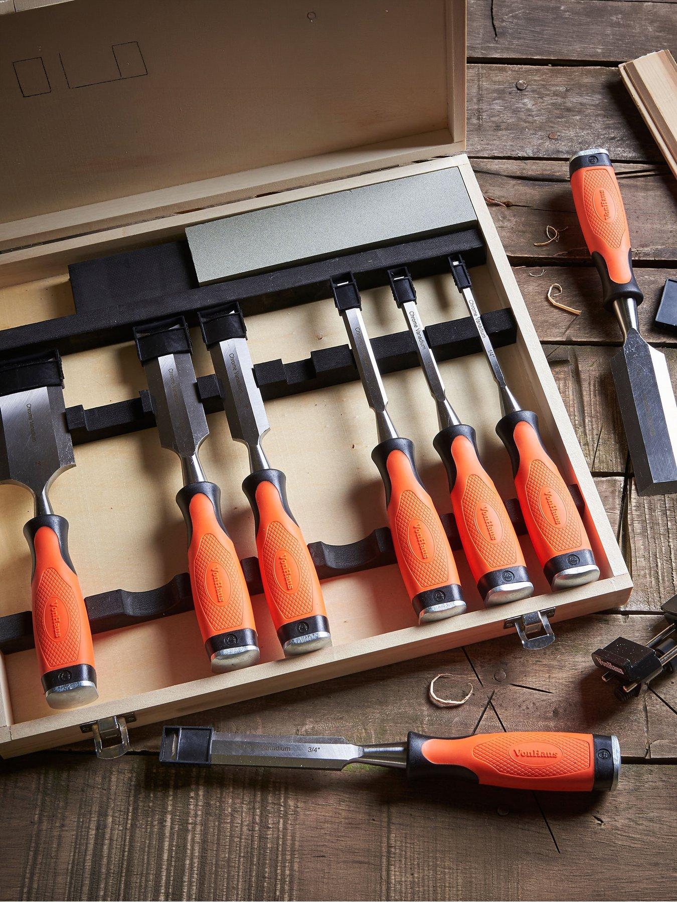 Image 1 of 8 of Vonhaus 10 Piece&nbsp;Wood Chisel Set