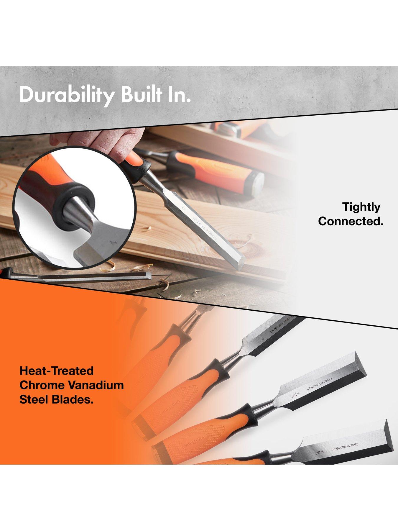 Image 7 of 8 of Vonhaus 10 Piece&nbsp;Wood Chisel Set