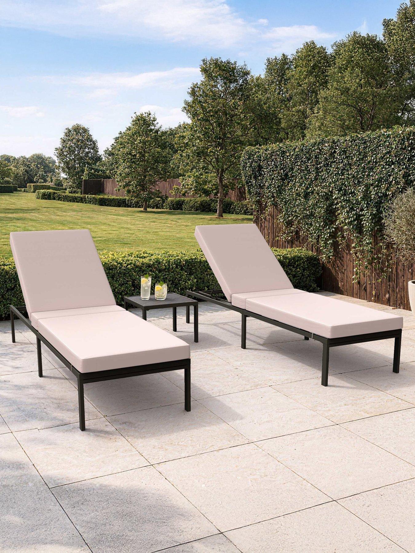 Vonhaus Aruba Loungers Set Of 2