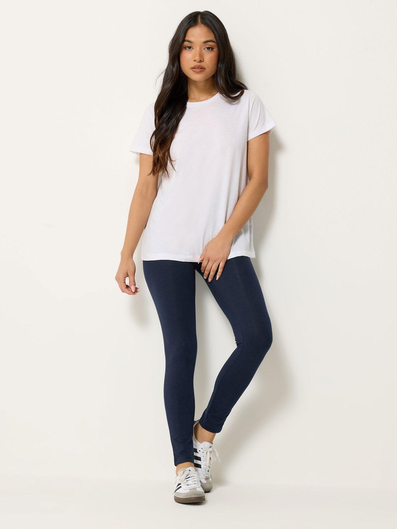 Image 1 of 4 of PixieGirl Petite 2 Pack Leggings - Blue