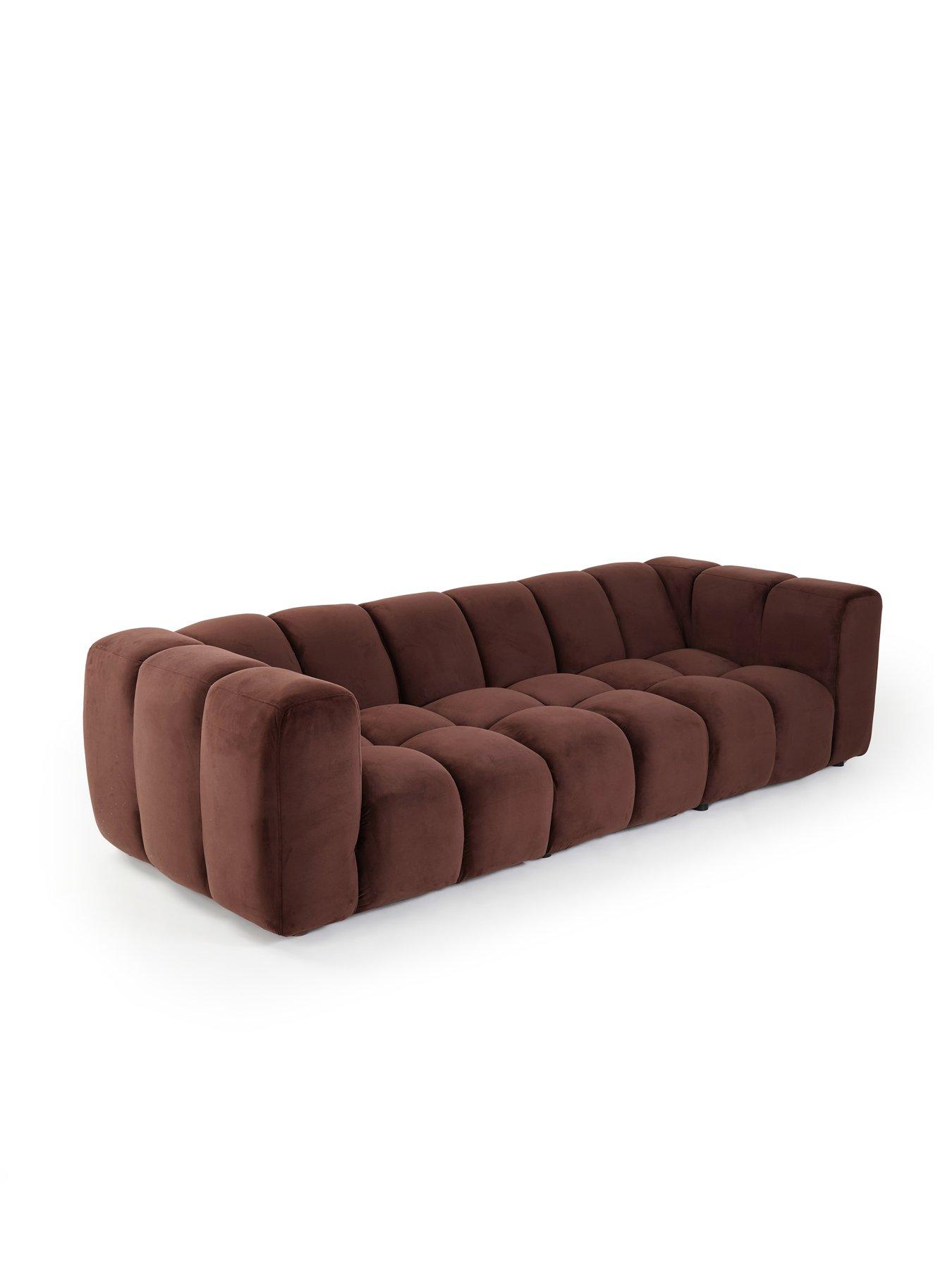 Image 3 of 7 of Michelle Keegan Home Odyssey Large Modular Sofa + Footstool (Buy &amp; SAVE!)