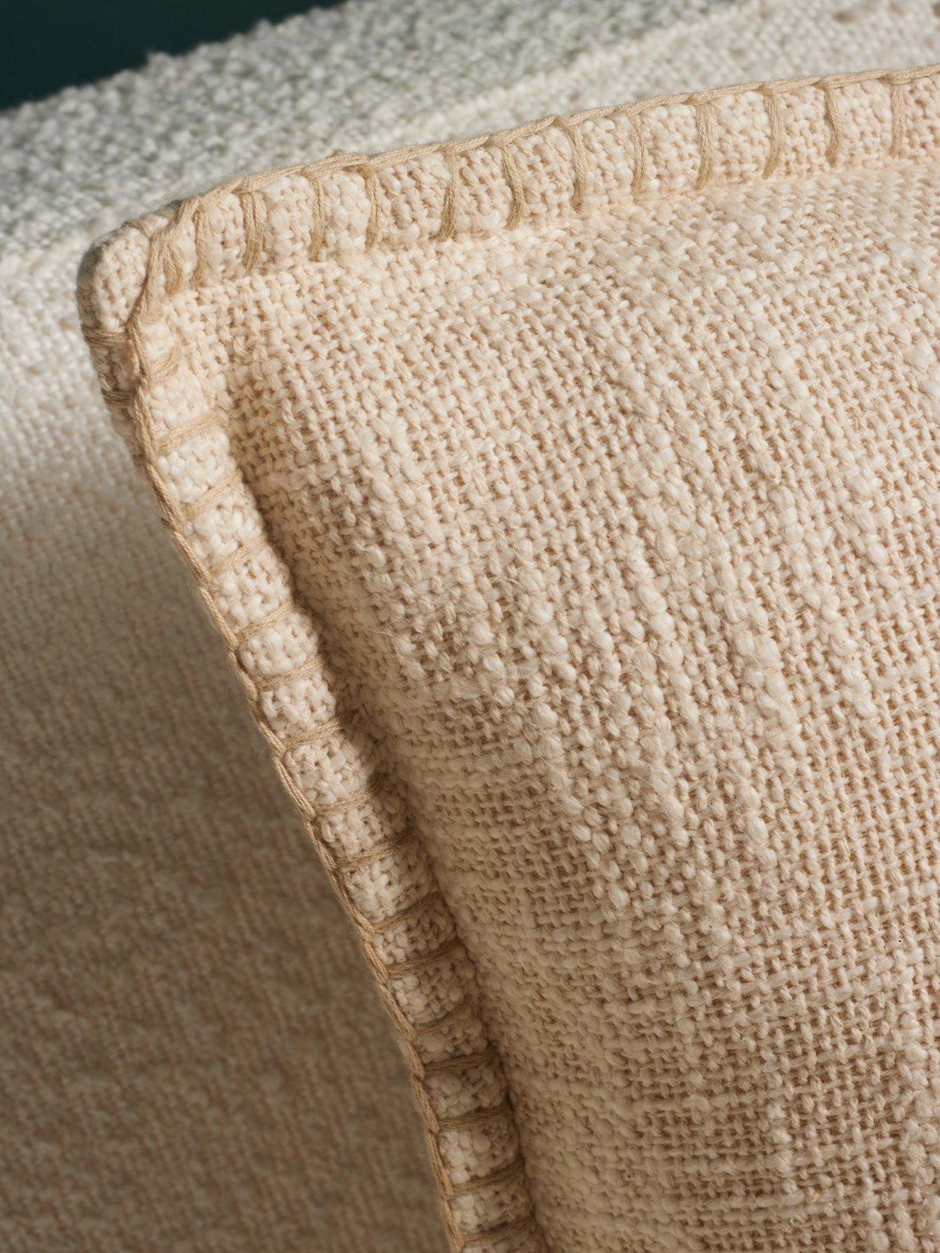 Image 3 of 6 of The Very Collection Textured Blanket Stitch Cushion