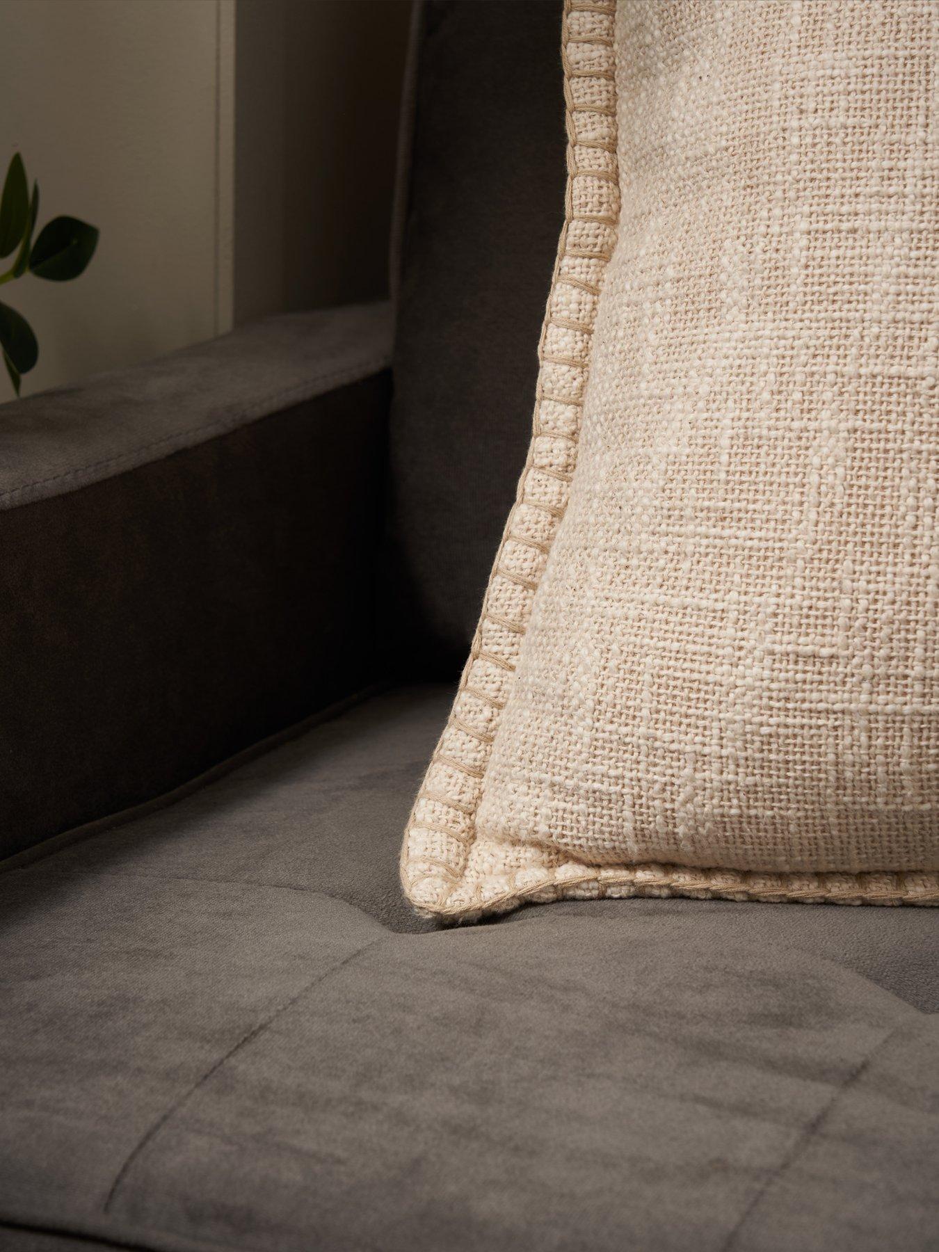 Image 4 of 6 of The Very Collection Textured Blanket Stitch Cushion