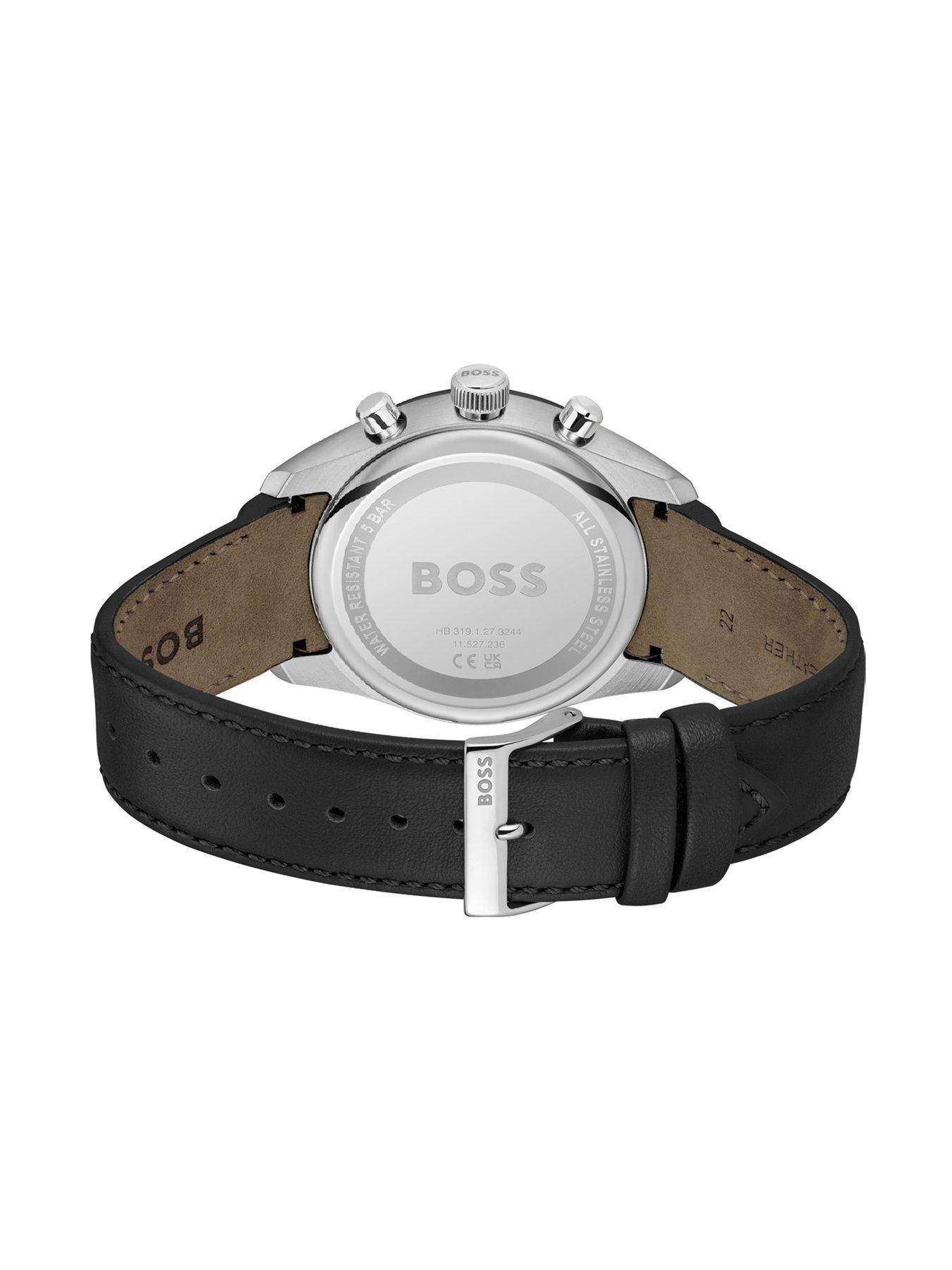 Image 3 of 7 of BOSS Gents BOSS Grand Prix 44 leather strap Watch